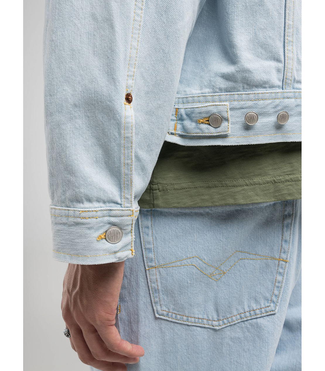 9Z1 ECO PLUS ライトデニムジャケット（セットアップモデル） 詳細画像 スーパーライトブルー 9